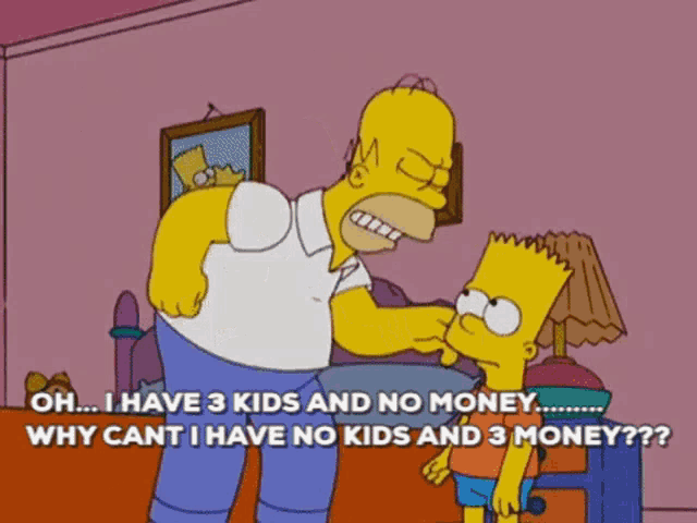 Simpsons3kids No Money GIF - Simpsons3kids No Money GIFs