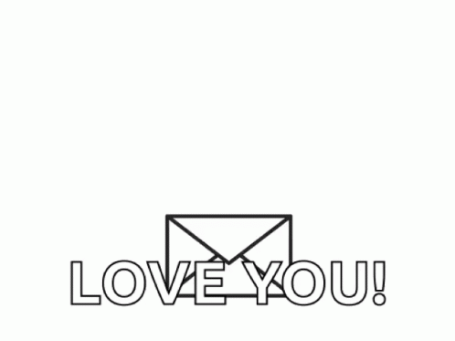 Love You Envelope GIF - Love You Envelope Thank You GIFs