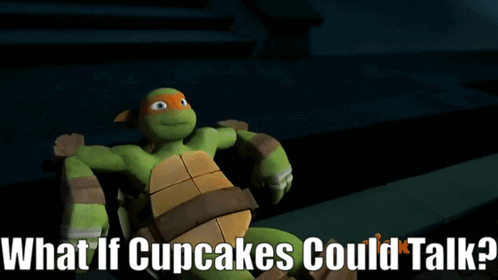 Tmnt Michelangelo GIF - Tmnt Michelangelo Cupcakes GIFs