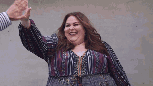 High Five Chrissy Metz GIF