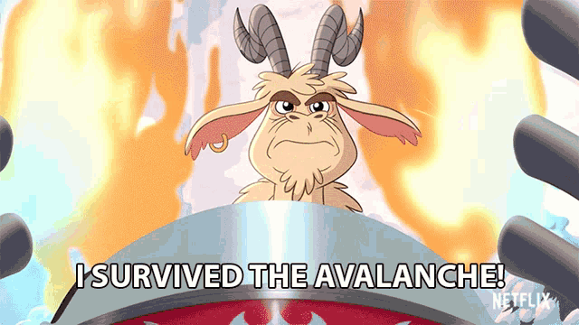 I Survived The Avalanche Im Alive GIF - I Survived The Avalanche Im Alive Angry GIFs
