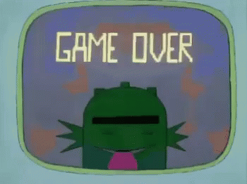 Game Over GIF - Game Over Tongue Out GIFs