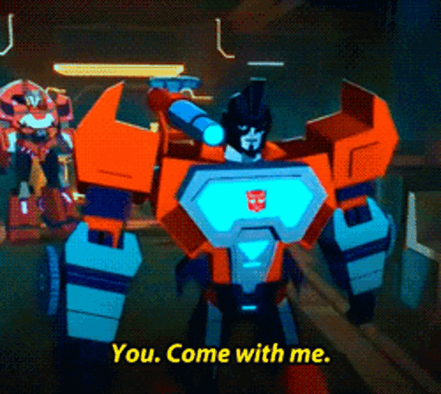 Transformers Perceptor GIF - Transformers Perceptor You Come With Me GIFs