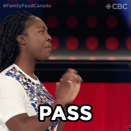 Pass Family Feud Canada GIF - Pass Family Feud Canada Ill Pass GIFs