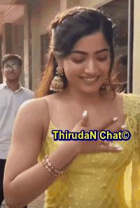 Rashmika Tamil Chat GIF - Rashmika Tamil Chat Thirudan Chat GIFs