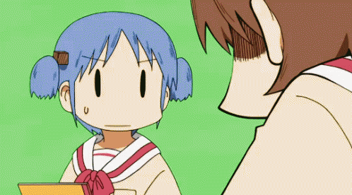 Anime Nichijou GIF - Anime Nichijou Sweat GIFs