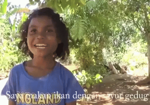Saya Juga Makan Ikan GIF - Anak Papua Orang Papua Lucu GIFs