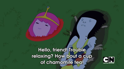 Trouble Relaxing? GIF - Adventure Time Princess Bubble Gum Marceline GIFs