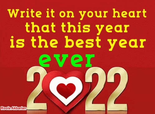 Animated Greeting Card I 2022best Year Ever GIF - Animated Greeting Card I 2022best Year Ever GIFs