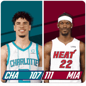 Charlotte Hornets (107) Vs. Miami Heat (111) Post Game GIF - Nba Basketball Nba 2021 GIFs