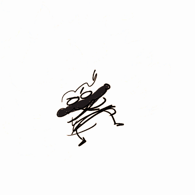 a drawing of a person with flames coming out of them