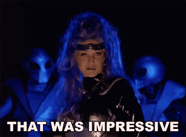 That Was Impressive Astronema GIF - That Was Impressive Astronema Power Rangers In Space GIFs