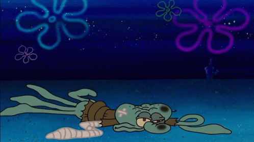 Squidward Limping GIF - Squidward Limping Attacked GIFs
