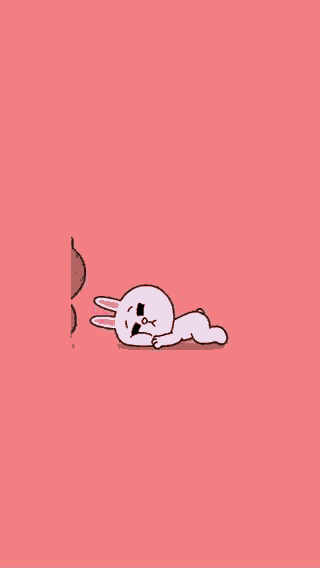 a brown bear is hugging a white bear on a pink background surrounded by hearts