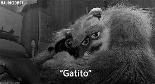 Gatito Enamora GIF - Monsters Inc Boo Gatito GIFs
