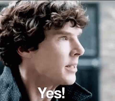 Benedict Cumberbatch Sherlock GIF - Benedict Cumberbatch Sherlock Yes GIFs