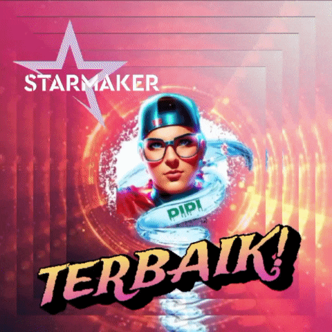 a poster for starmaker with a girl in a cap and glasses
