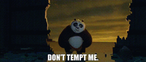 Kung Fu Panda Po GIF - Kung Fu Panda Po Dont Tempt Me GIFs