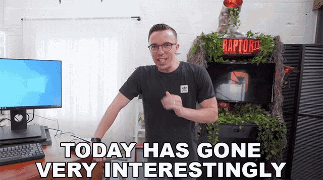 Today Has Gone Very Interestingly Austin Evans GIF - Today Has Gone Very Interestingly Austin Evans Today Has Been An Interesting Day GIFs