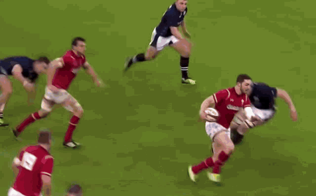 George North Wales GIF - George North Wales Rugby GIFs