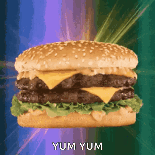 Burger Yum GIF - Burger Yum GIFs