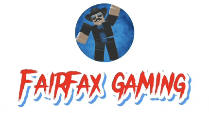 a logo for fairfax gaming with a cowboy in a circle