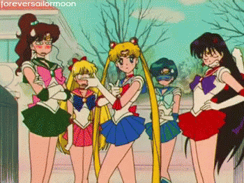 Sailor Moon Sailor Mars GIF - Sailor Moon Sailor Mars Smack GIFs