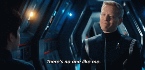 Theres No One Like Me Paul Stamets GIF - Theres No One Like Me Paul Stamets Star Trek GIFs