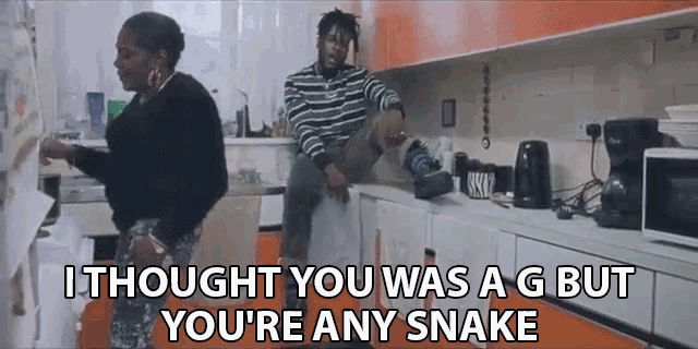 I Thought You Was Ag But Youre Any Snake Thought GIF - I Thought You Was Ag But Youre Any Snake Thought Thinking GIFs