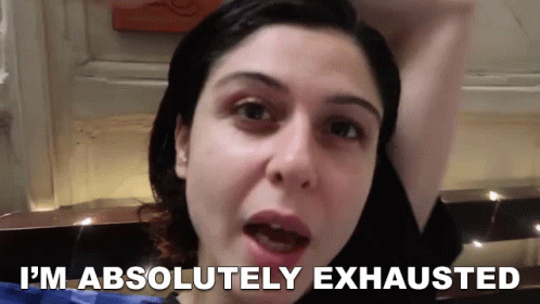 Im Absolutely Exhausted Scherezade Shroff GIF - Im Absolutely Exhausted Scherezade Shroff Im Extremely Tired GIFs