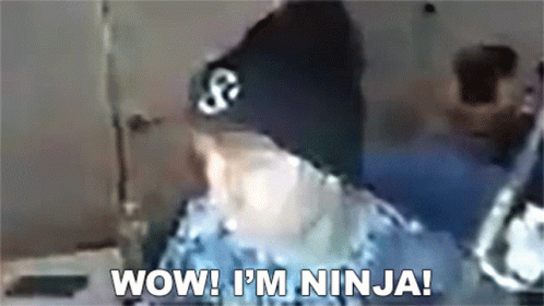 Wow Im Ninja Snood GIF - Wow Im Ninja Snood Ninja GIFs