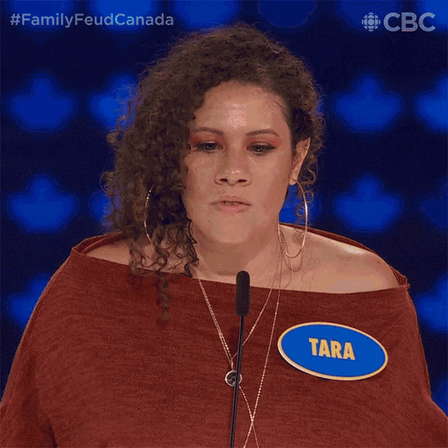 Startled Family Feud Canada GIF - Startled Family Feud Canada Wrong Answer GIFs