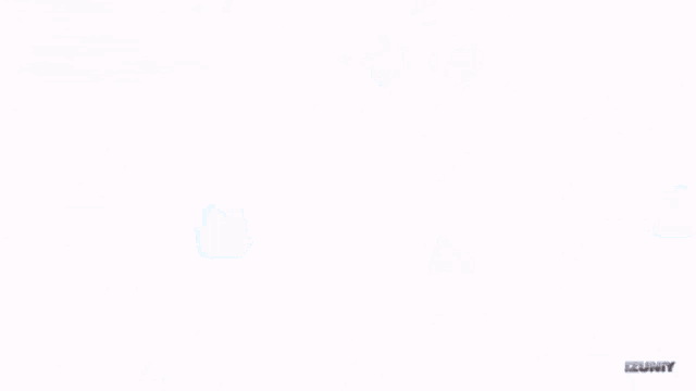 a computer generated image of a cloudy sky with the words izunity at the top