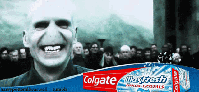 a tube of colgate max fresh cooling crystals