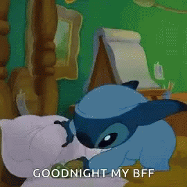 Good Night Bff Dream GIF - Good Night Bff Dream Stitch GIFs