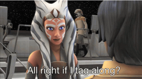 Star Wars Ahsoka Tano GIF - Star Wars Ahsoka Tano All Right If I Tag Along GIFs
