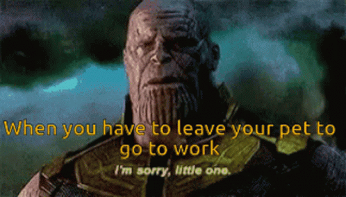 Thanos Leave GIF - Thanos Leave Pet GIFs