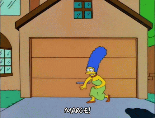 Marge Simpson GIF - Marge Simpson Jumps GIFs