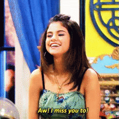 Aw! I Miss You Too GIF - Missyoutoo Selena Gomez GIFs