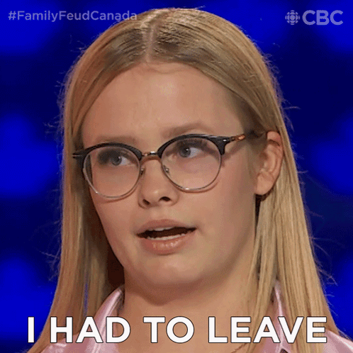 I Had To Leave Family Feud Canada GIF - I Had To Leave Family Feud Canada I Have To Take A Move GIFs