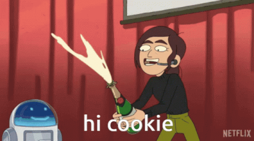 Hi Cookie Cookie GIF - Hi Cookie Cookie Reagan Ridley GIFs