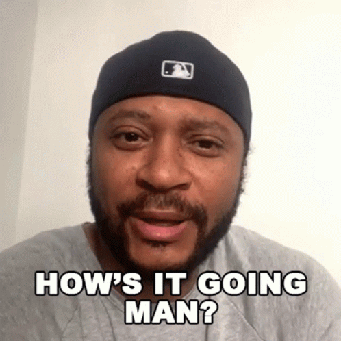 Hows It Going Man David Ramsey GIF - Hows It Going Man David Ramsey Cameo GIFs