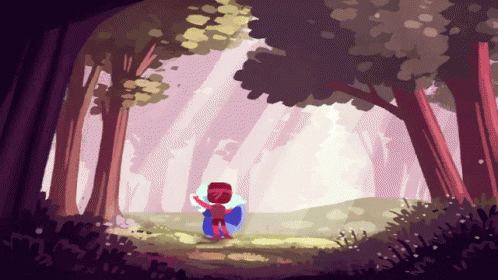Steven Universe Dancing In The Forest GIF - Steven Universe Dancing In The Forest GIFs