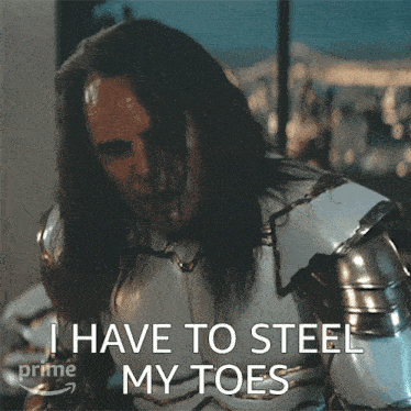 I Have To Steel My Toes The Hero GIF - I Have To Steel My Toes The Hero Im A Virgo GIFs