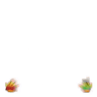 a cartoon of two chickens holding hands with selamat hari raya aidilfitri written above them