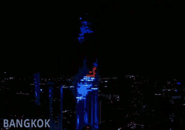the word bangkok is on the bottom of the image