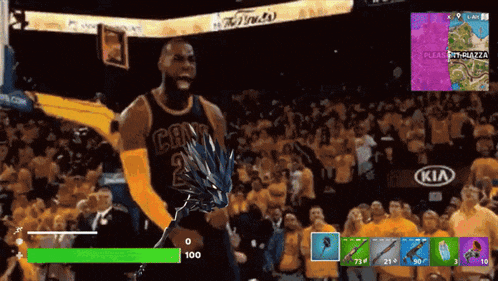 a basketball player wearing a jersey that says cavs on it