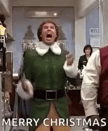 Buddy Elf Excited GIF - Buddy Elf Excited Merry Christmas GIFs