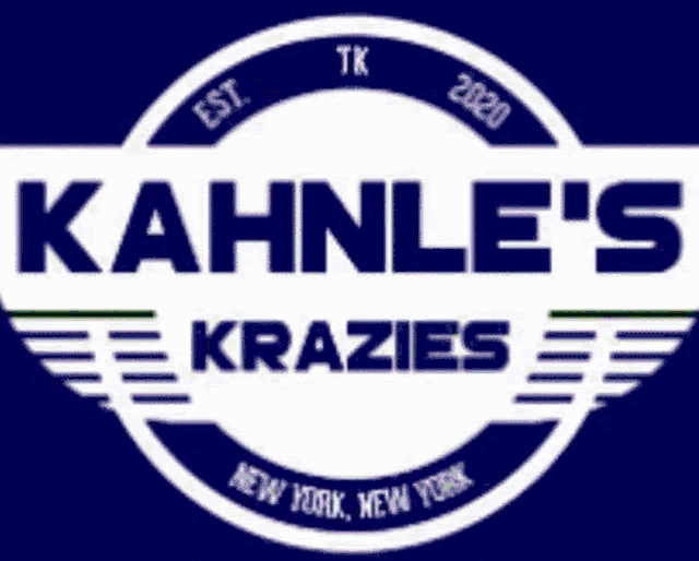 a logo for kahnle 's krazies new york