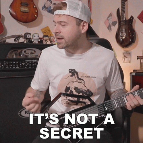 Its Not A Secret Jared Dines GIF - Its Not A Secret Jared Dines Thats Not A Secret GIFs